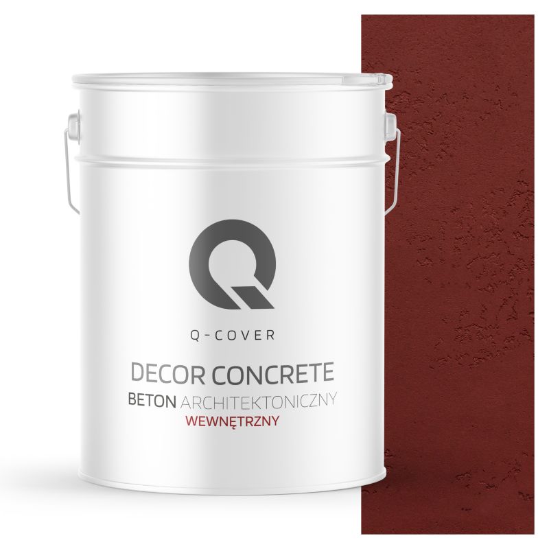 Beton Architektoniczny Wewnętrzny Q-Cover Bordowy H3110 15KG