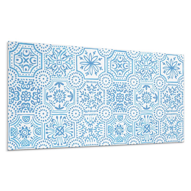 Panel samoprzylepny Wallfluent 100x50 cm Ceramiczne motywy w kratkę 1 szt.