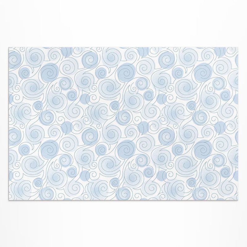 Zewnętrzny Dywan Winylowy Wallfluent 120x180 cm Akwarelowa abstrakcja koła i fale 1 szt.
