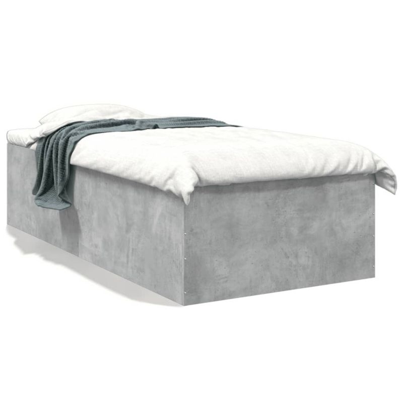 Łóżko drewniane WaszeMeble 75x190 cm szarość WM-3280982 1 szt.