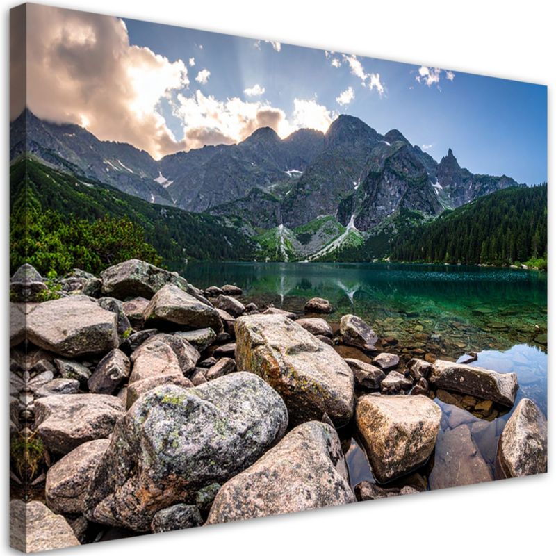 Obraz do salonu sypialni biura Feeby Krajobraz góry skały natura 90x60cm 1szt