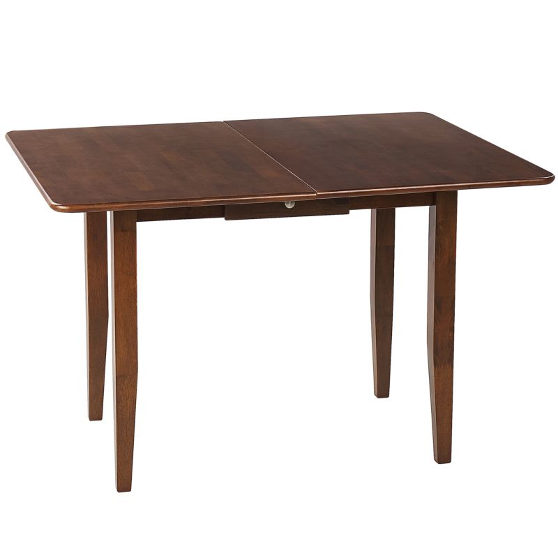 Stół do jadalni rozkładany Masela Ciemnobrązowy 90/120 cm 60 cm Drewno 1 szt.