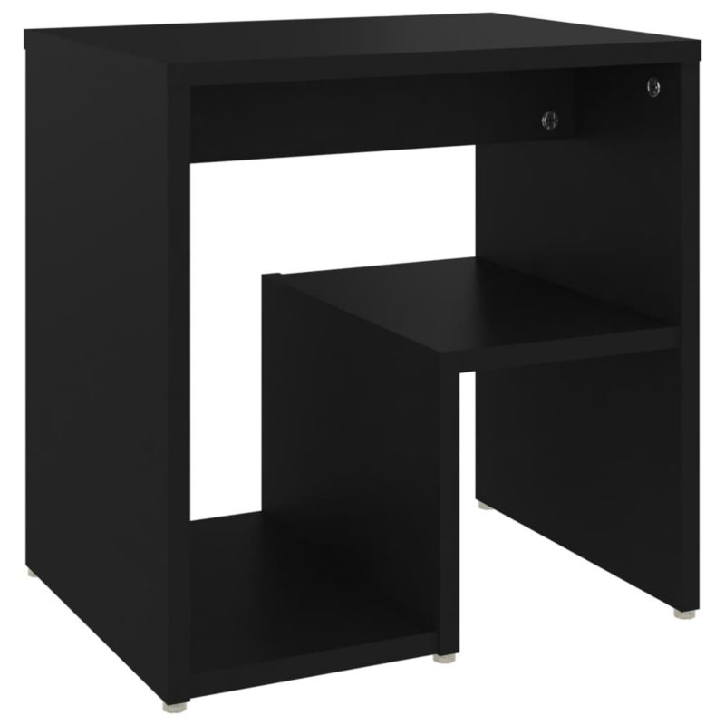 Stolik nocny WaszeMeble czarny WM-806330 1 szt.