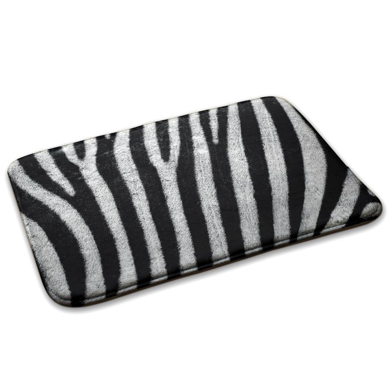 Dywanik do sypialni Tulup 75x45cm Zebra Miękki i antypoślizgowy 1 szt.
