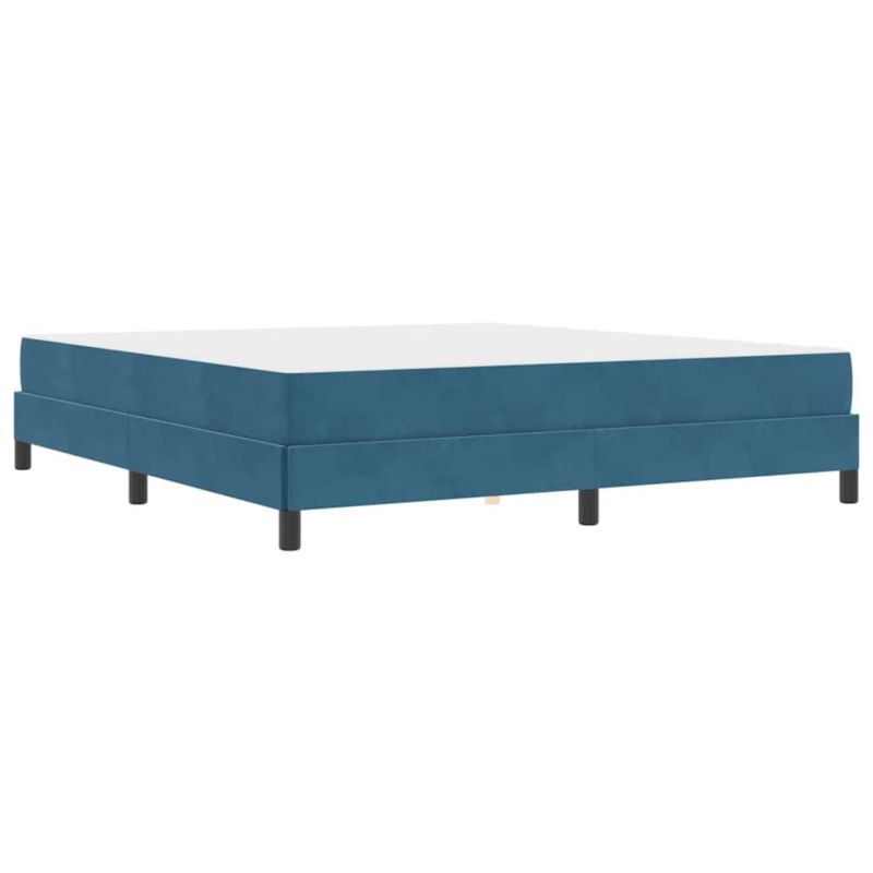 Łóżko z materacem WaszeMeble 180x200 cm niebieski WM-3398711 1 szt.