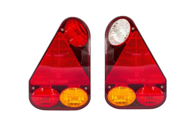 Lampy tylne ASPÖCK EARPOINT III 6 funkcji lewa + prawa do naczepy przyczepy 2 szt.