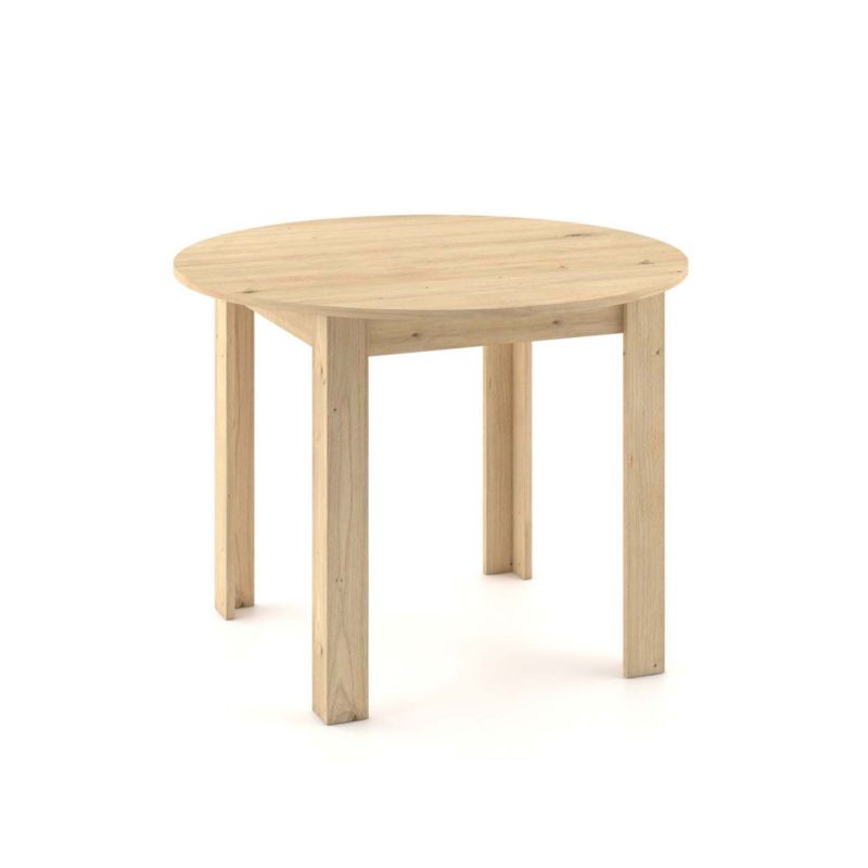 Stół okrągły rozkładany Chairline COLIN 102x102-142 cm dąb artisan 1 szt.