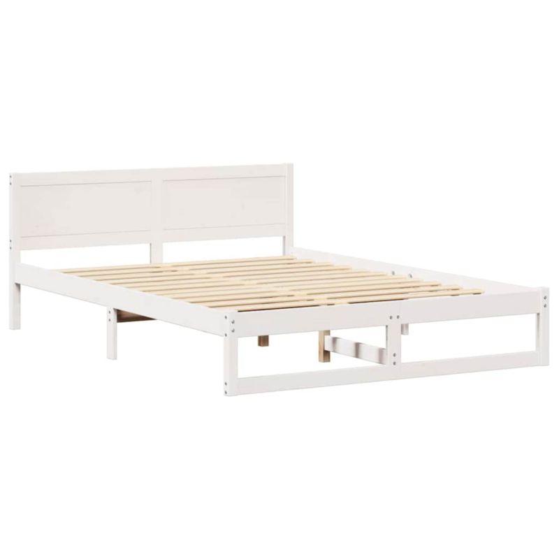 Rama łóżka WaszeMeble 160x200 cm Biały sosna WM-873266 1 szt.
