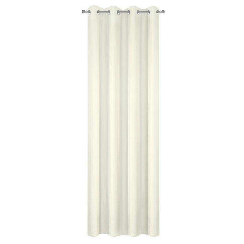 Zasłona gotowa na przelotkach Eurofirany 140x250 cm kremowa 1 szt.