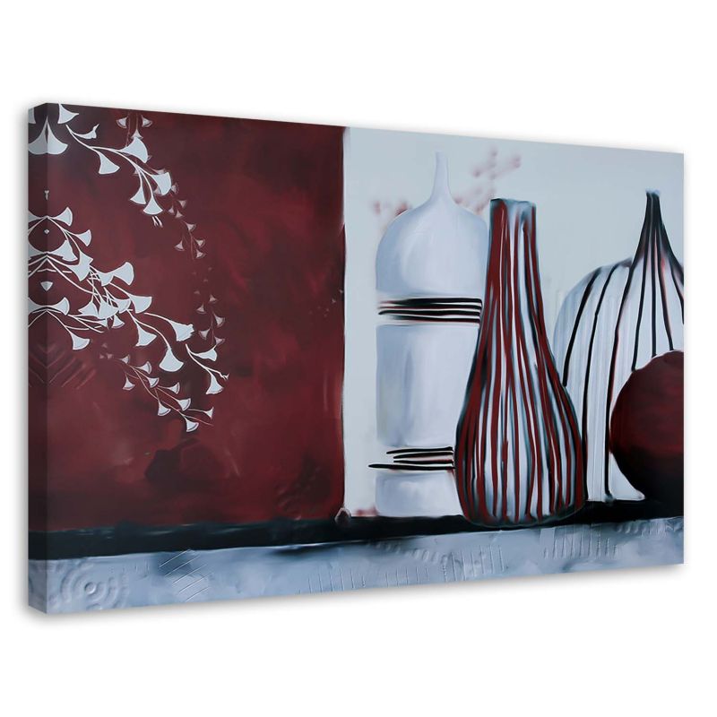 Obraz na płótnie Feeby Wazony - kompozycja martwej natury 100x70cm 1szt