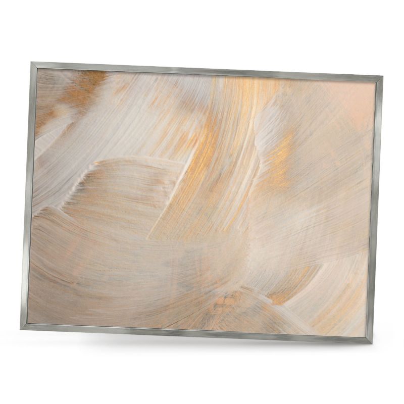 Dekoracyjna tablica magnetyczna ArtPrintCave 80x60 Elegancka abstrakcja w srebrnej ramie 1szt
