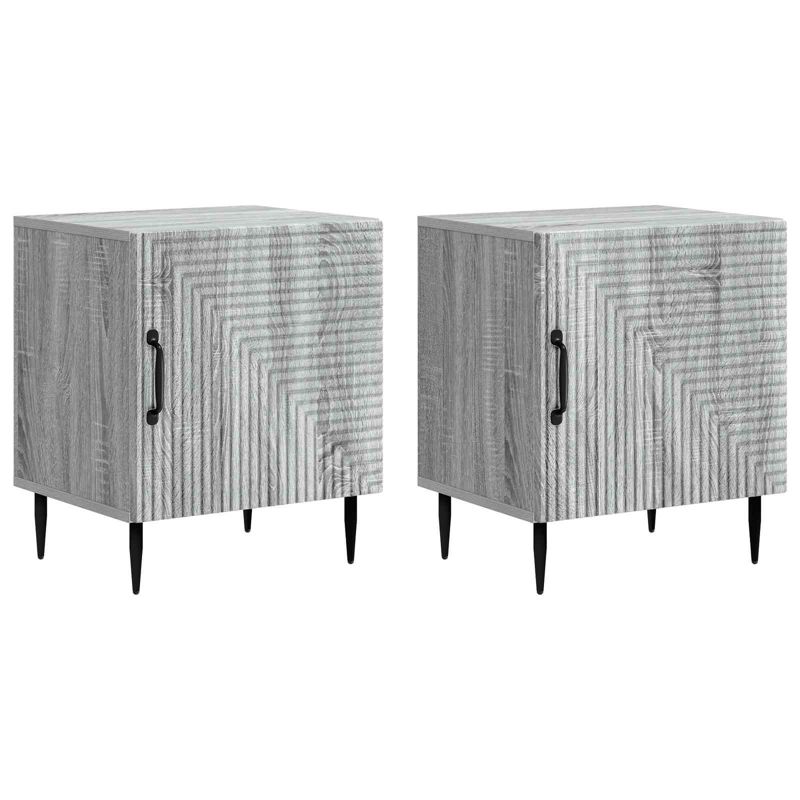 Stoliki nocne WaszeMeble szare WM-894808 2 szt.