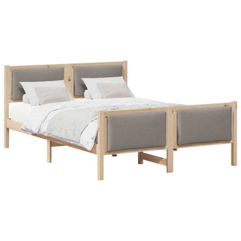 Łóżko Drewniane WaszeMeble 160x200 cm Brązowe WM-3394256 1 szt.