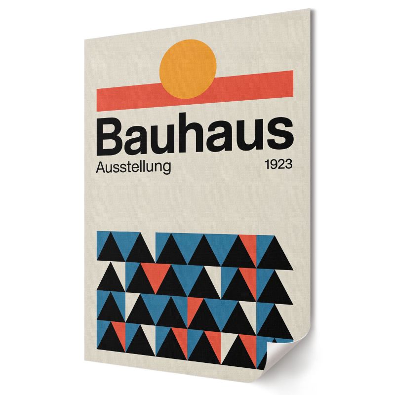 Plakat Wallfluent Format A4 Bauhaus geometria Artysta Ice 1 szt.