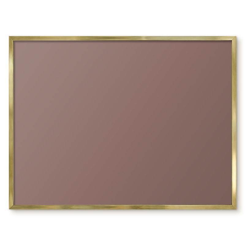 Tablica Magnetyczna Tulup 80x60 cm Pastelowy brązowy - Złota rama Do salonu, sypialni 1 szt.