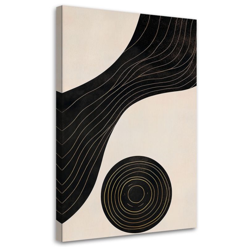 Obraz do salonu Feeby Abstrakcja Linie Koło 60x90cm 1szt
