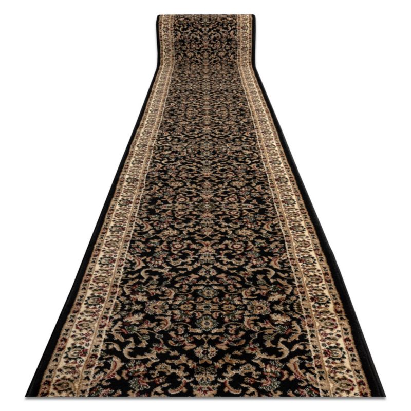 Chodnik RugsX 80x990 cm czarny 256021 1 szt.