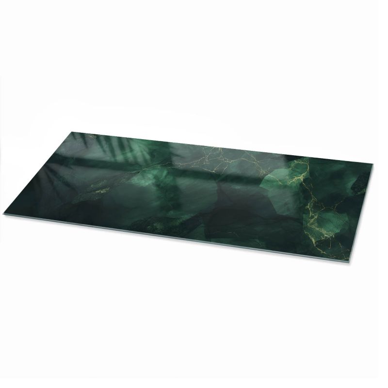 Blat ArtPrintCave 125x50 cm Zielona tajemnica - Szklany Blat na Stół z Nadrukiem Dekoracyjnym 1 szt.