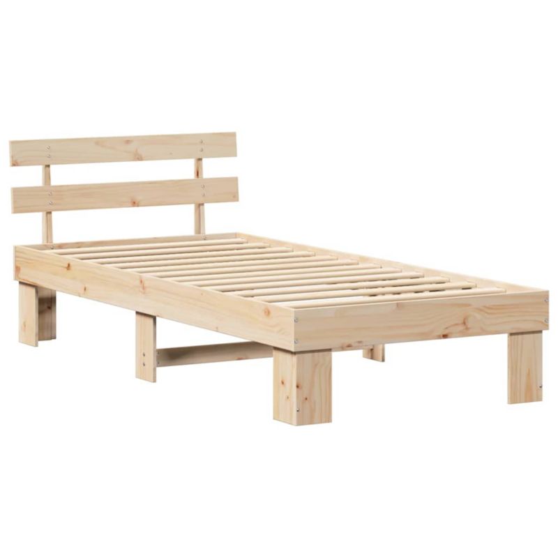 Rama łóżka WaszeMeble 80x200 cm Naturalny sosna WM-872461 1 szt.