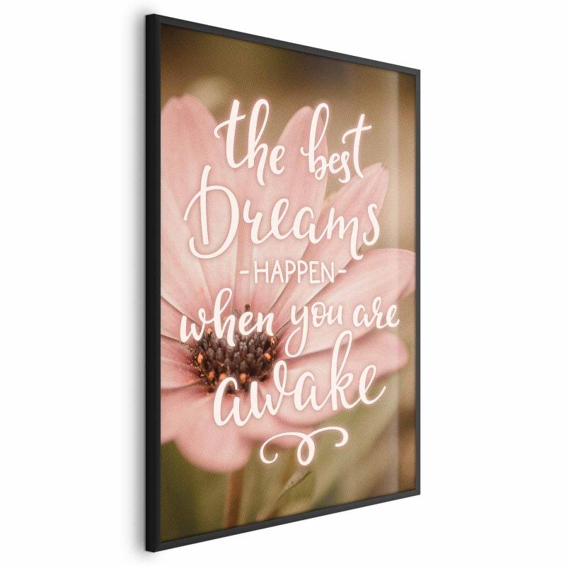 Plakat Artgeist Best dreams 29,7x42 cm z ramą czarną 1 szt