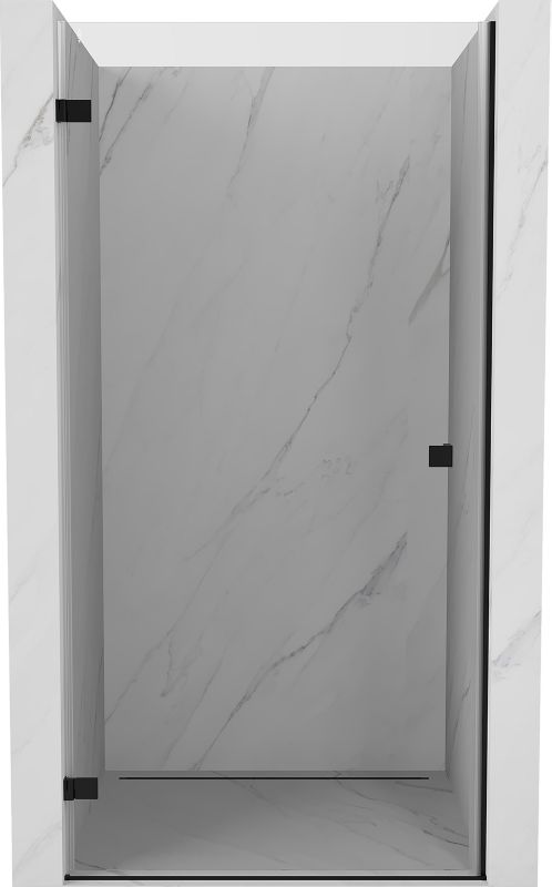 Drzwi prysznicowe uchylne Mexen Lunar-B czarne 70x200 cm 1 szt.