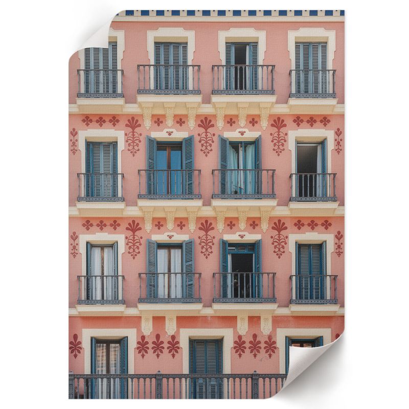 Plakat Dekoracyjny ArtPrintCave 42x59,5 cm Kolorowa architektura Andreas Vogel 1 szt.
