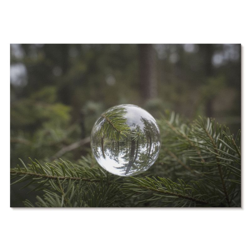 Plakat na Płótnie Tulup 29,7x21 cm (A4) Sosnowe odbicie Do salonu, sypialni, biura 1 szt.
