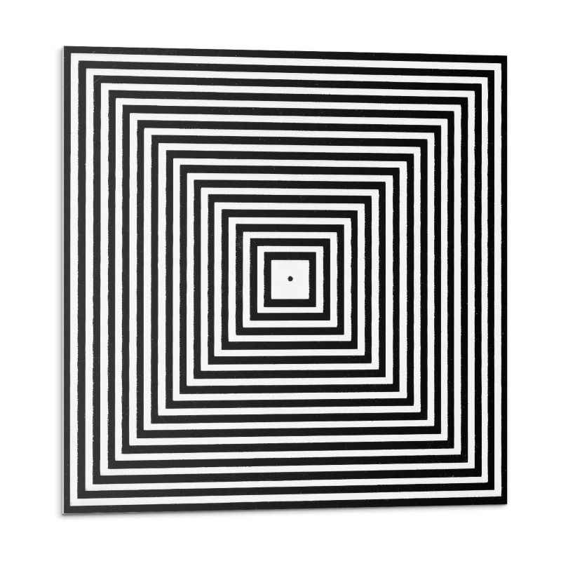 Kafelki samoprzylepne Wallfluent 50x50 cm Motyw kwadratowych linii koncentrycznych 4 szt.