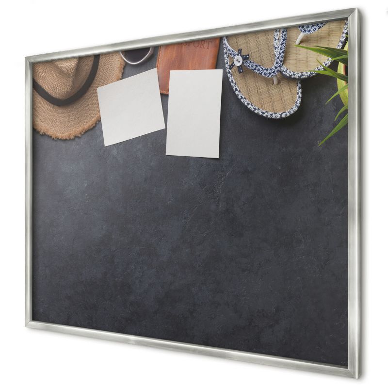 Ozdobna tablica magnetyczna Wallfluent 80x60 Wakacyjny klimat w srebrnej ramie 1szt