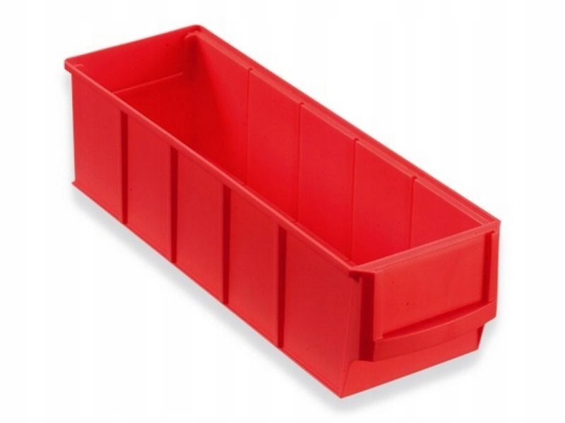 Pojemnik magazynowy regałowy otwarty Allit ShelfBox 500S Czerwony 1szt