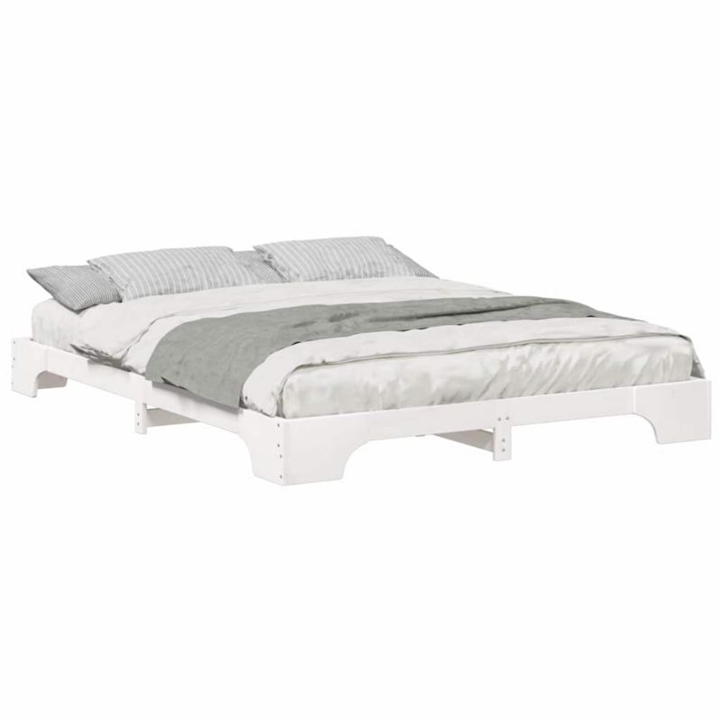 Rama łóżka WaszeMeble 200x220 cm Biały sosna WM-872903 1 szt.
