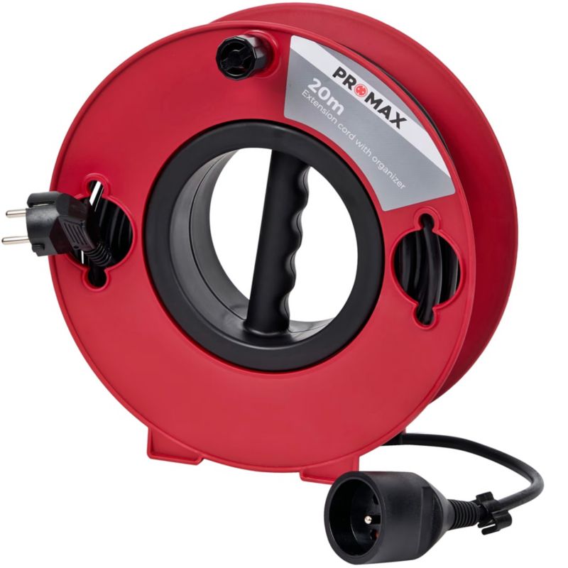 Przedłużacz bębnowy Promax 20 m 3680 W 16 A H05VV-F 3G1,5 IP20 1 szt.
