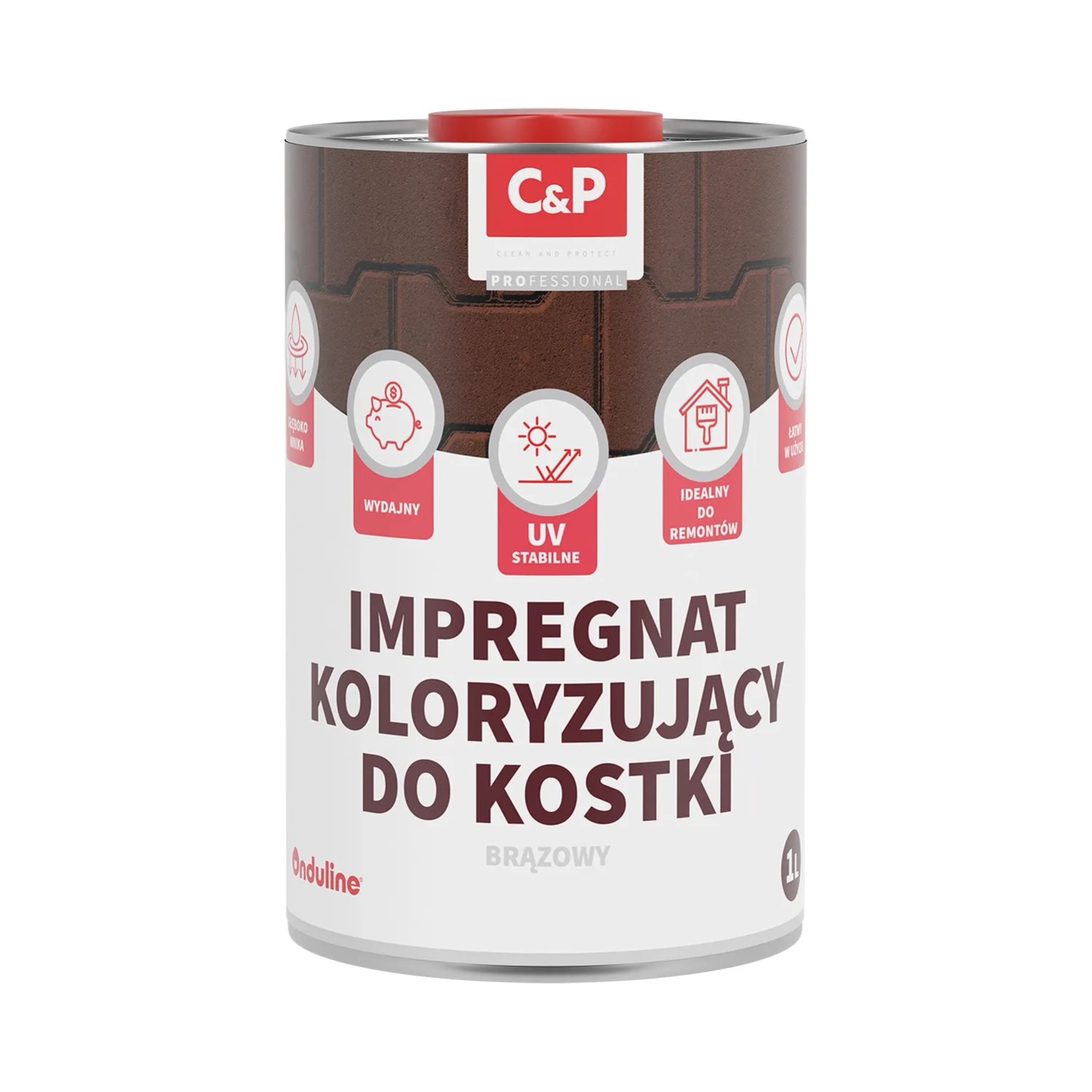 Onduline C&P Impregnat do kostki brązowy 1l
