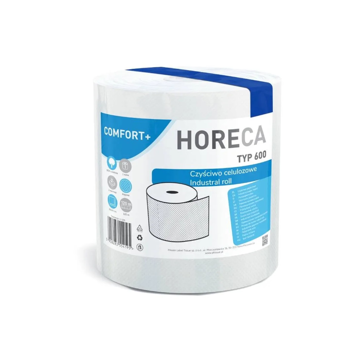 Czyściwo papierowe HORECA COMFORT+ typ 600 2-warstwowe