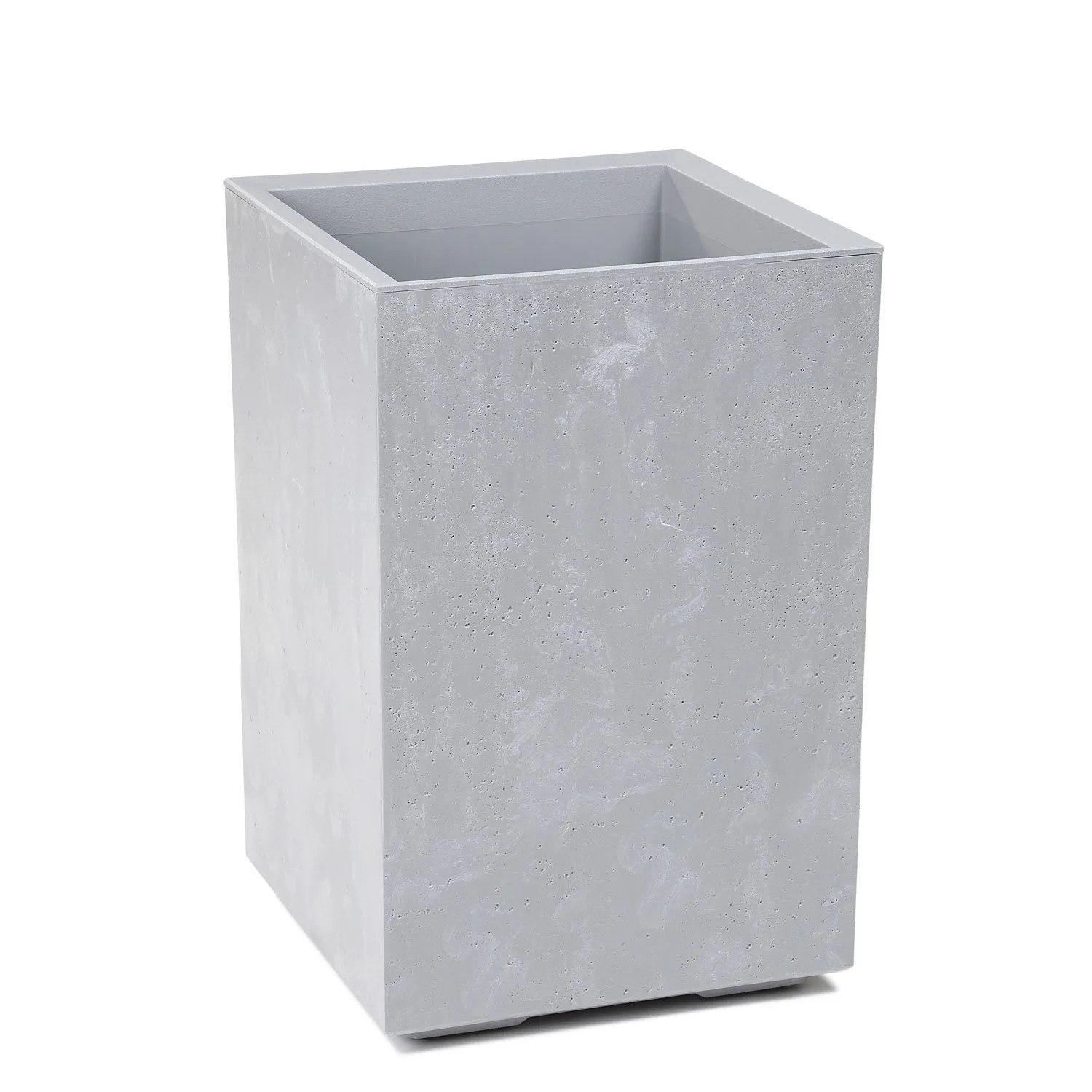Kwietnik Karo beton szary recycled wym. 40x40x60 cm