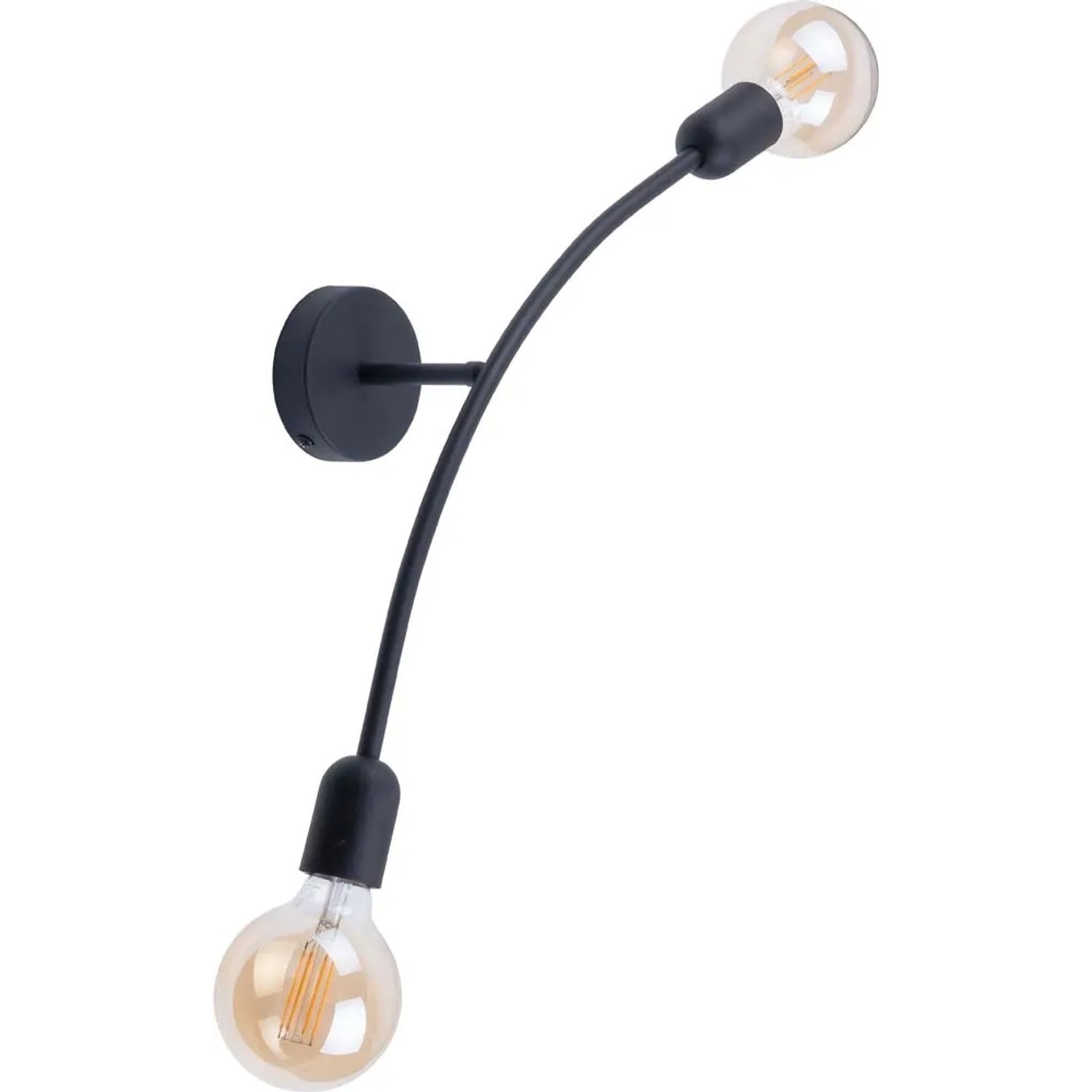 TK Lighting Kinkiet HELIX BLACK czarny 1xE27