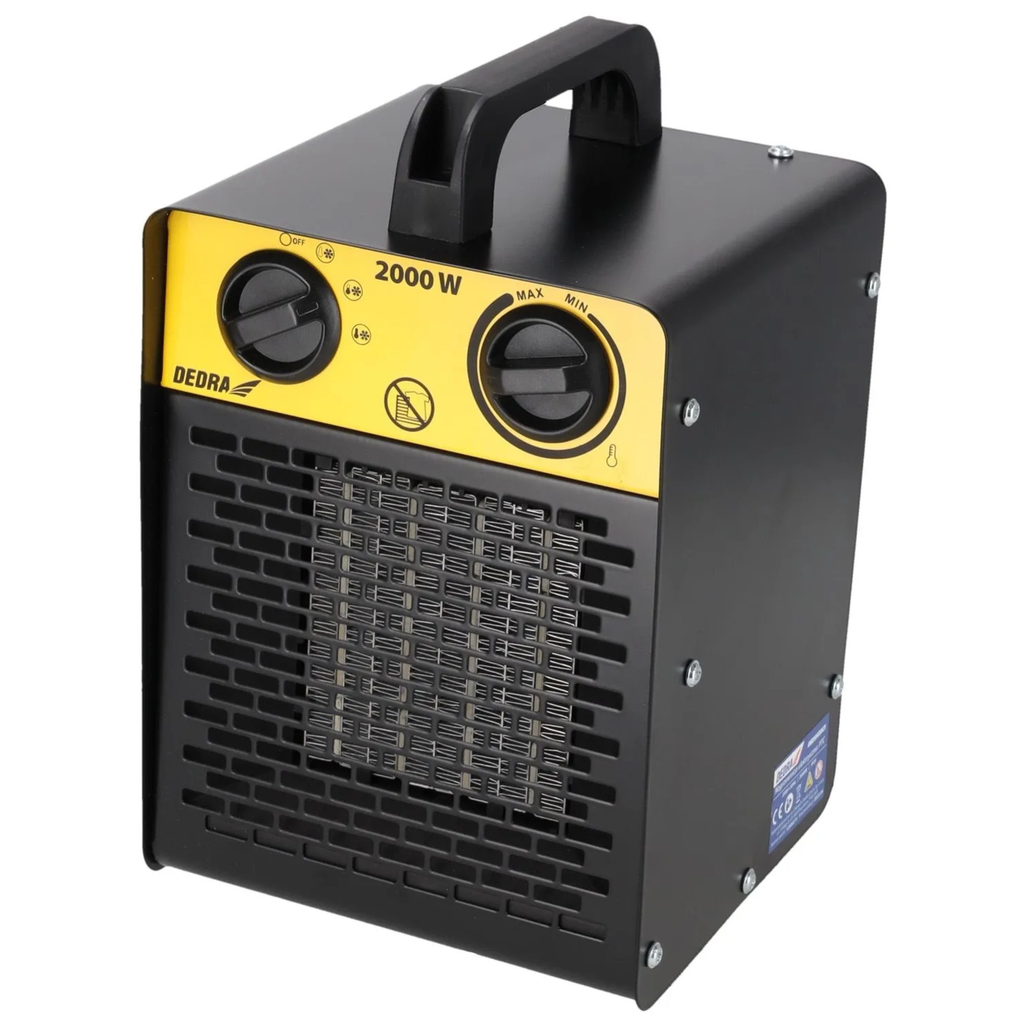 Dedra Nagrzewnica elektryczna PTC 2kW czarna