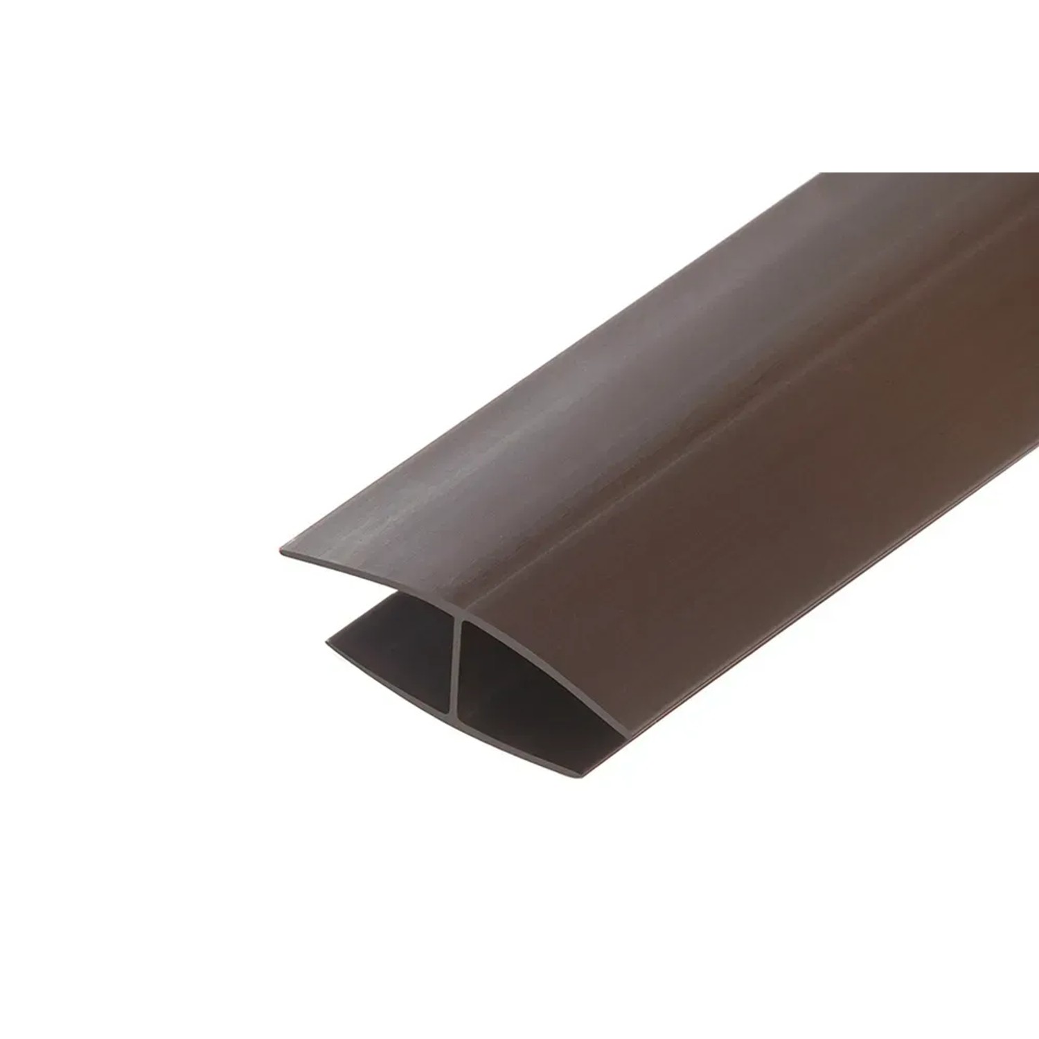 Listwa PVC łącząca "H" brązowa 4,3x300cm