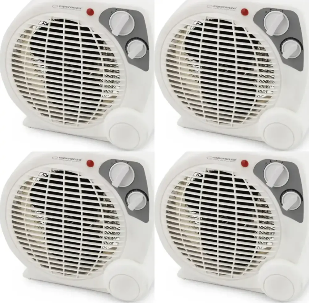 4x Termowentylator Esperanza Mojave EHH002, biały