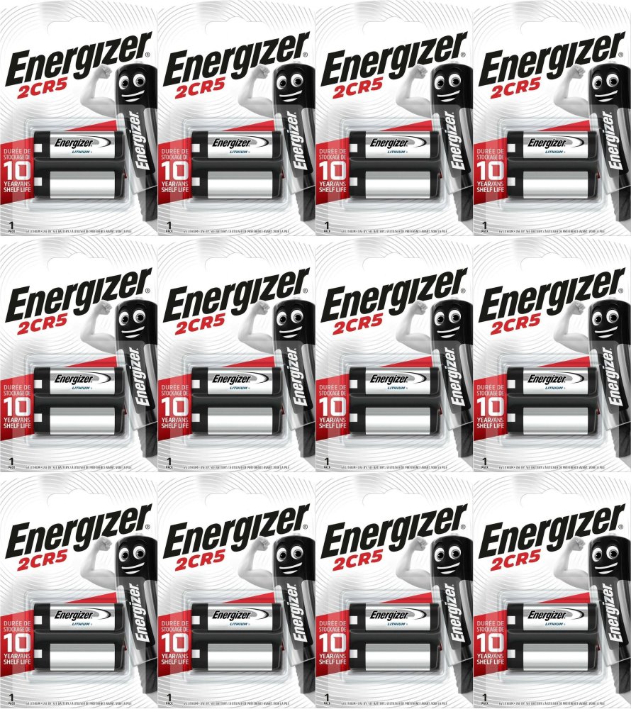 12x Bateria litowa Energizer 2CR5, 6V, 1 sztuka