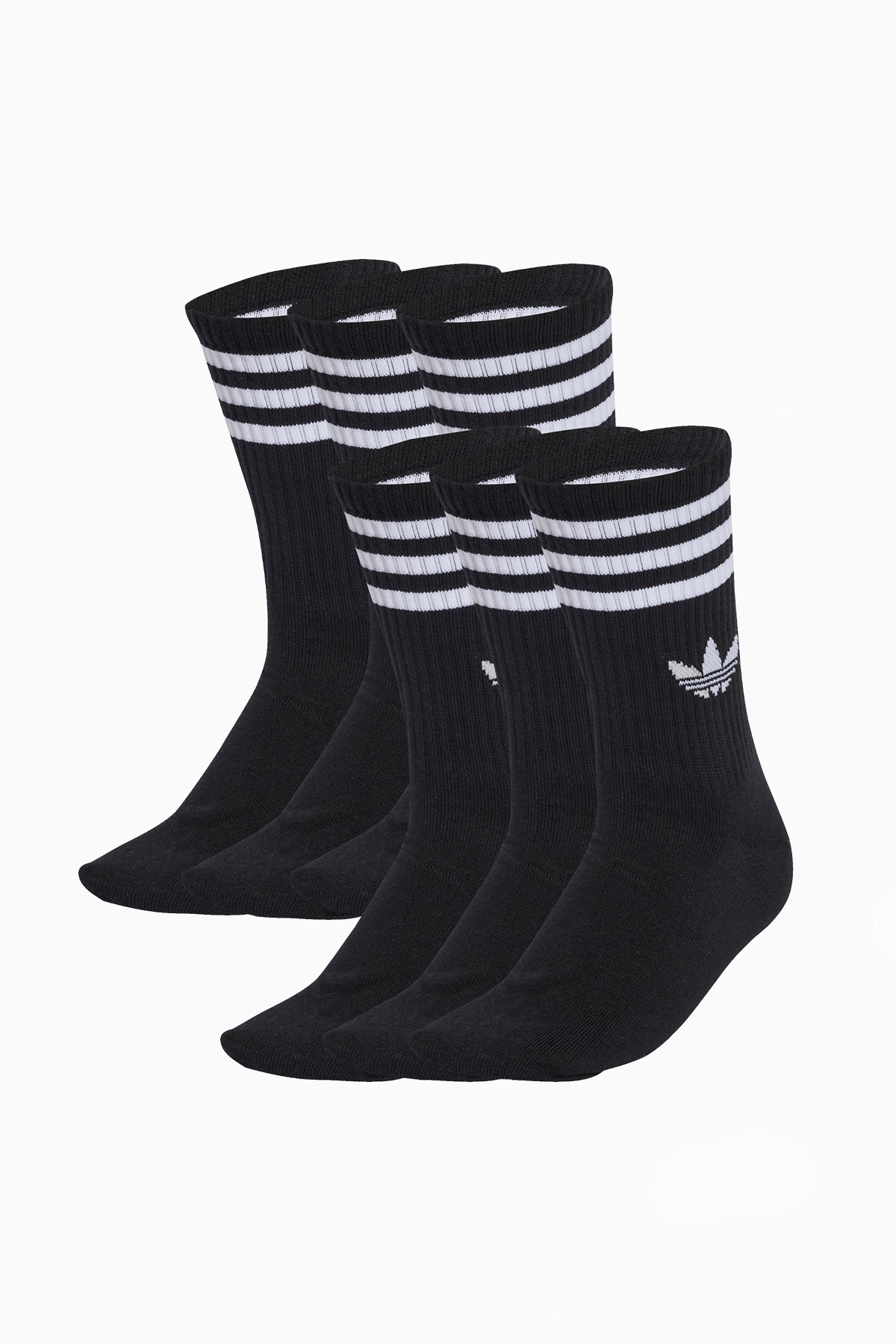 Skarpety adidas 3-Stripes High Crew 6 Pairs - Czarny