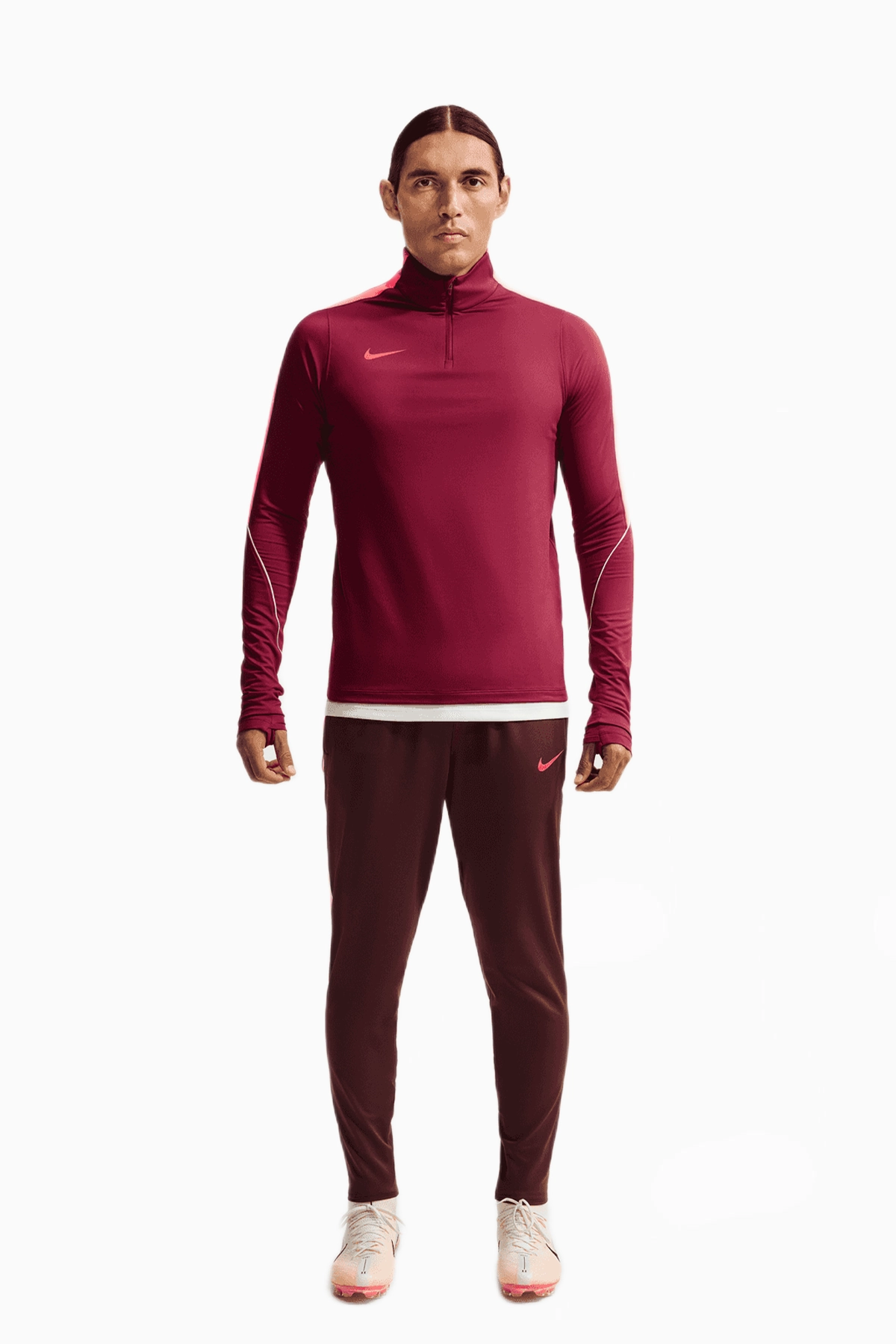 Spodnie Nike Strike - Bordowy