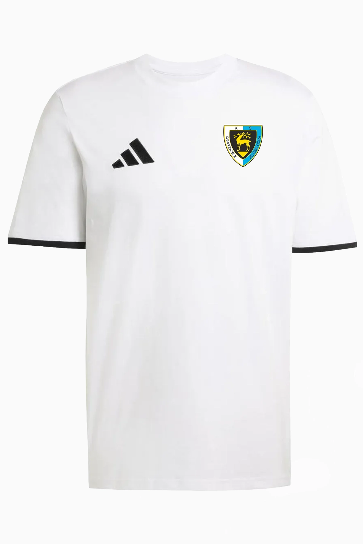 Koszulka Kibica bawełniana adidas KS Karkonosze - Biały