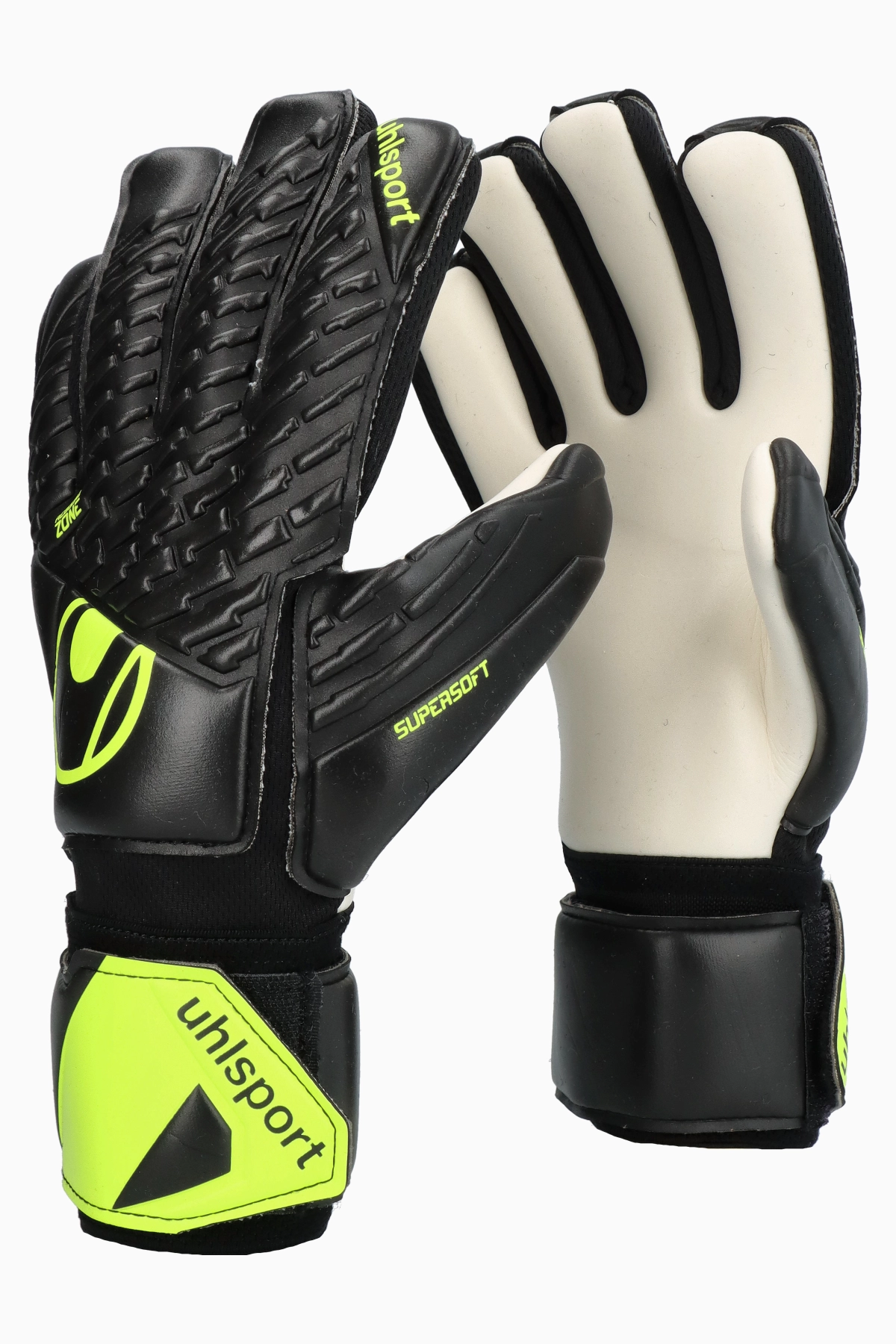 Rękawice Uhlsport Fangmaschine Soft Flex Frame HN Junior - Czarny