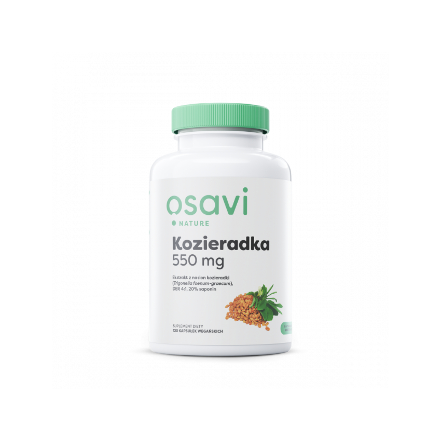Osavi kozieradka 550 mg, 120 kapsułek (data ważności: 30.09.2026)