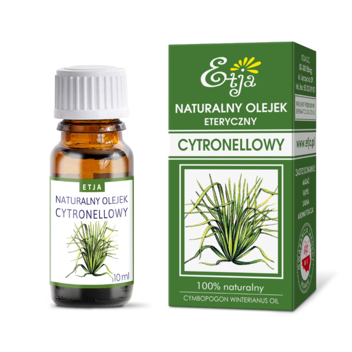 Etja - olejek cytronellowy, 10 ml