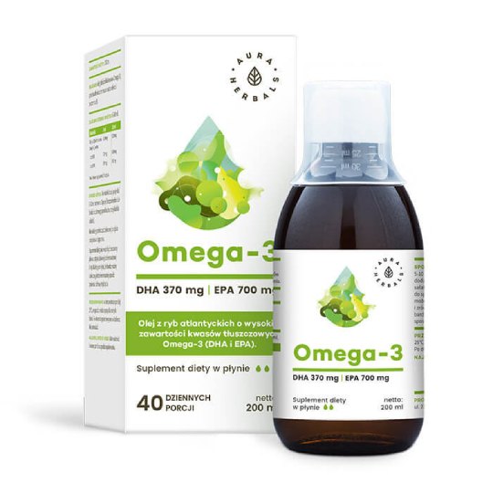 Aura herbals omega-3, 200 ml