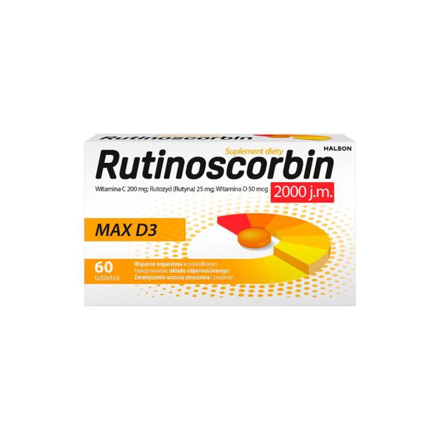 Rutinoscorbin max d3, 60 tabletek