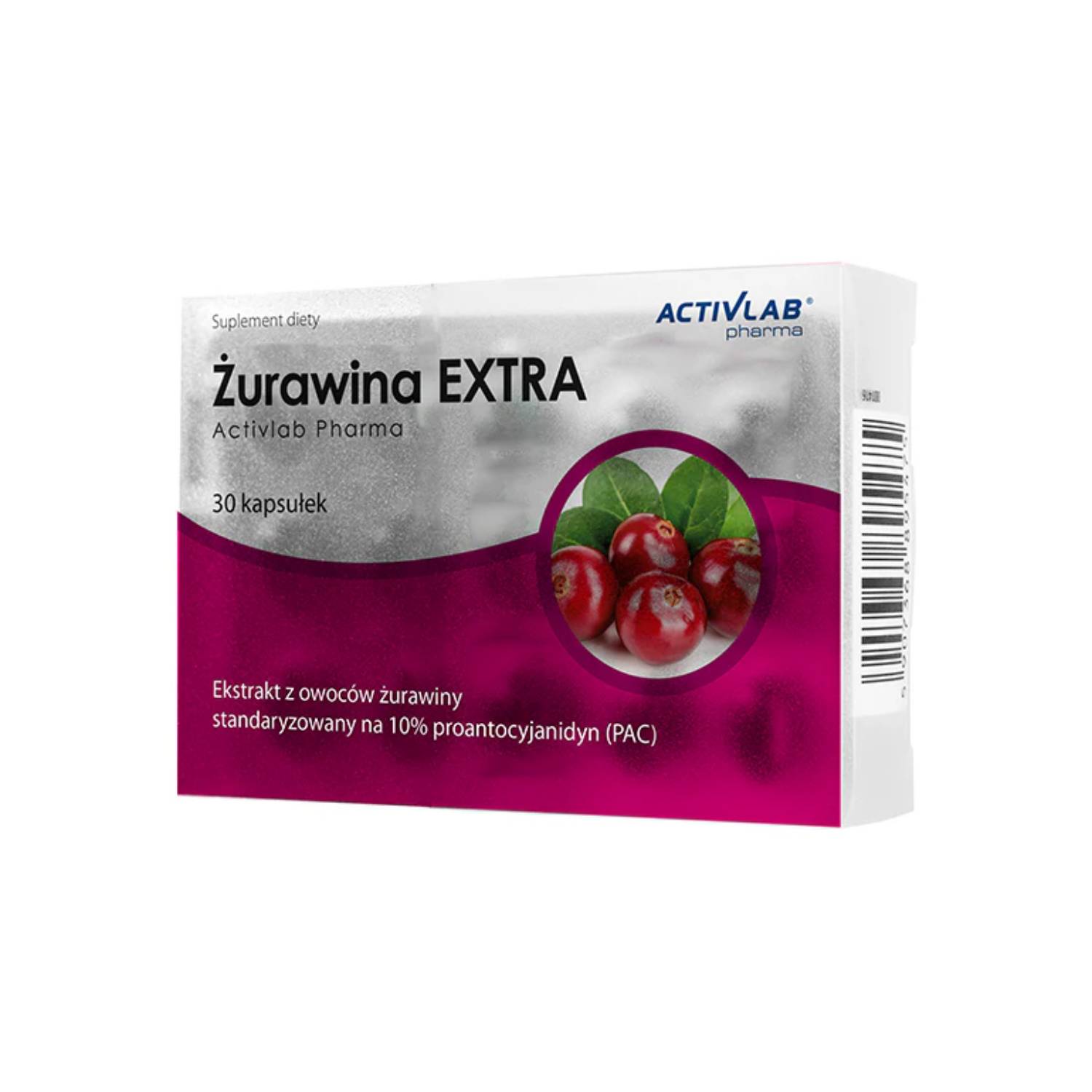 Activlab żurawina extra, 30 kapsułek