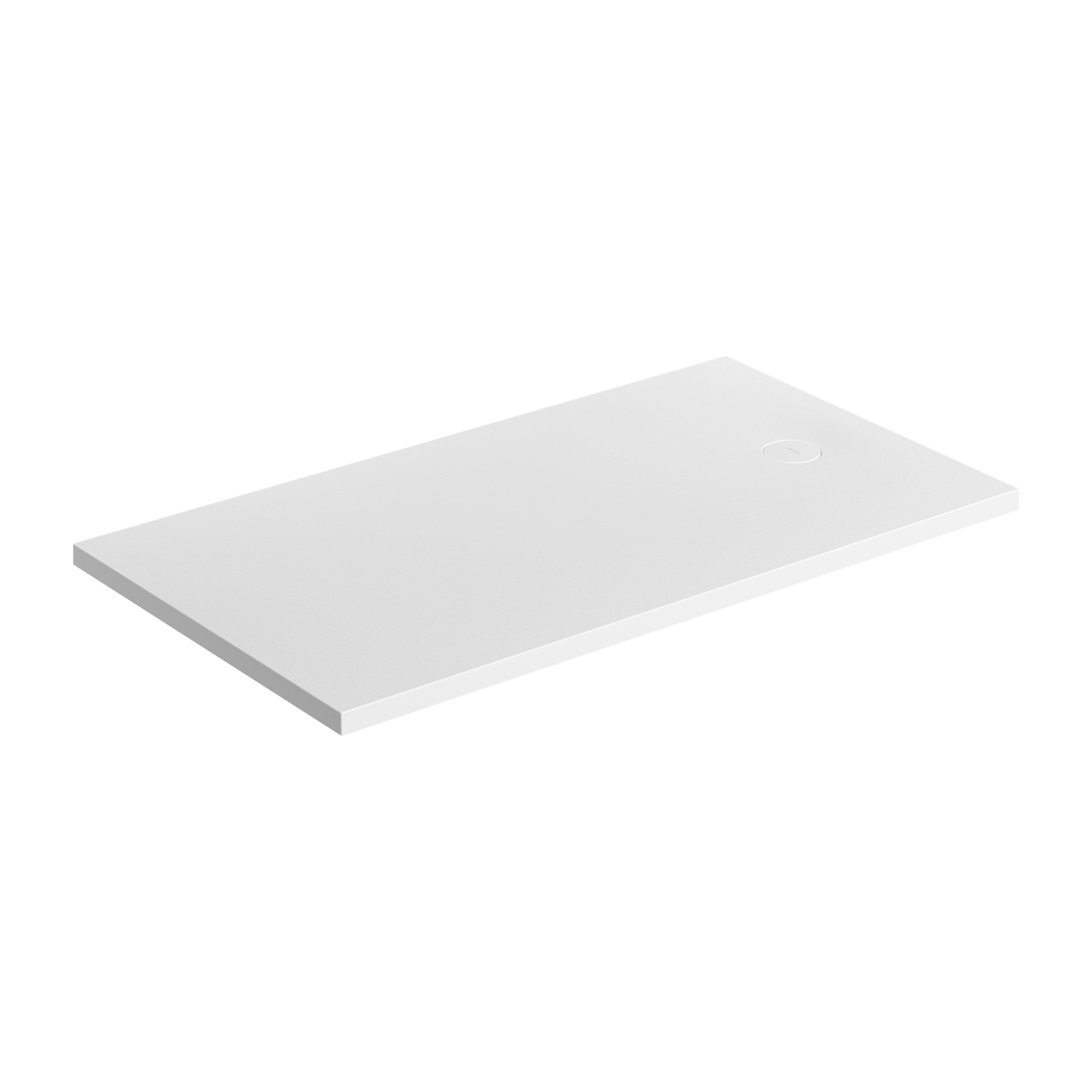 Omnires Aquarock brodzik prostokątny z maskownicą 160x90 cm biały mat AQUAROCK90-160BM